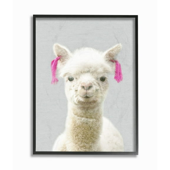 The Stupell Home Decor Collection Alpaca Linen Look Framed Giclee Wall Art