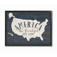 thumbnail image 1 of The Stupell Home Decor Collection America The Beautiful Est 1776 Oversized Framed Giclee Texturized Art, 16 x 1.5 x 20, 1 of 3