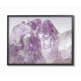 thumbnail image 1 of The Stupell Home Decor Collection Amethyst Crystal Mountains Close Up Photograph I Framed Giclee Texturized Art, 11 x 1.5 x 14, 1 of 2