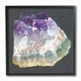 thumbnail image 1 of The Stupell Home Decor Collection Amethyst on Subtle Grey Linen Canvas Photograph Framed Giclee Texturized Art, 12 x 1.5 x 12, 1 of 5