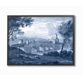 thumbnail image 1 of The Stupell Home Decor Collection Antique Architecture Blue Bridge Illustration Oversized Framed Giclee Texturized Art, 16 x 1.5 x 20, 1 of 4