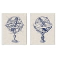 thumbnail image 1 of The Stupell Home Decor Collection Armillary Sphere Diagram Illustrations 2pc Wall Plaque Art Set, 10 x 0.5 x 15, 1 of 2