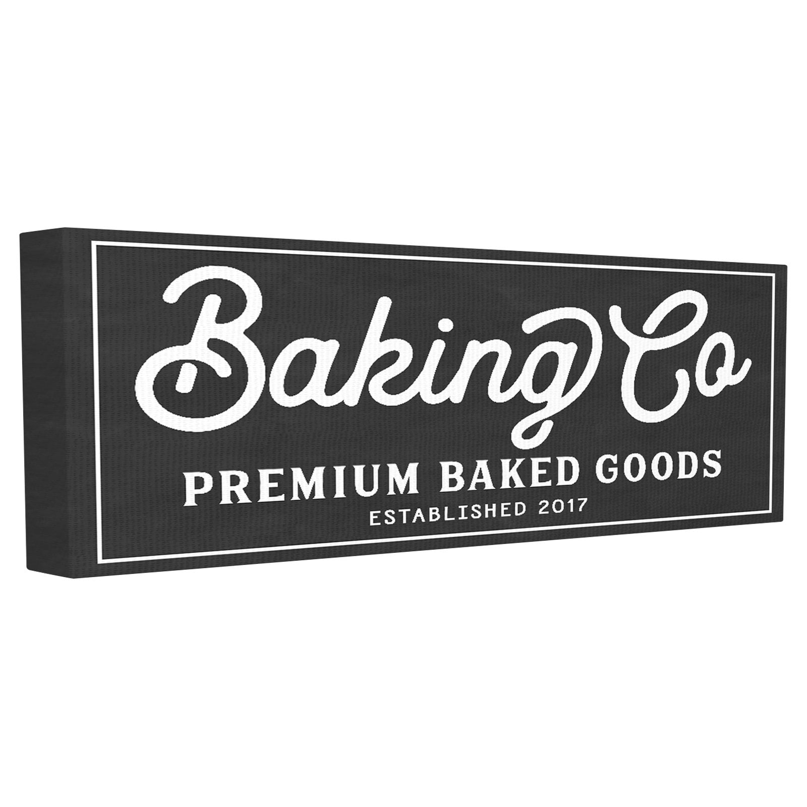 The Stupell Home Decor Collection Baking Company Vintage Typography Sign Wall Art