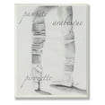 thumbnail image 1 of The Stupell Home Decor Collection Ballet Silhouette Typography Oversized Wall Plaque Art, 1 of 4