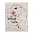 thumbnail image 1 of The Stupell Home Decor Collection Be A Flamingo Cartoon Wall Art, 1 of 5