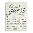 thumbnail image 1 of The Stupell Home Decor Collection Be Our Guest Poem Cursive Oversized Wall Plaque Art, 12.5 x 0.5 x 18.5, 1 of 6