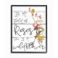 thumbnail image 1 of The Stupell Home Decor Collection Be a Wildflower Cursive Typography Oversized Framed Giclee Texturized Art, 16 x 1.5 x 20, 1 of 5