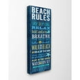thumbnail image 1 of The Stupell Home Decor Collection Beach Rules Wall Art, 1 of 5