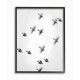 thumbnail image 1 of The Stupell Home Decor Collection Birds in Flight Black and White Photography Framed Giclee Texturized Art, 1 of 4