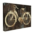 thumbnail image 1 of The Stupell Home Decor Collection Black Tan and Blue Distressed Bicycle Silhouette XXL Stretched Canvas Wall Art, 30 x 1.5 x 40, 1 of 3