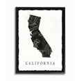 thumbnail image 1 of The Stupell Home Decor Collection Black and Grey Marbled Paper California State Silhouette Oversized Framed Giclee Texturized Art, 16 x 1.5 x 20, 1 of 2