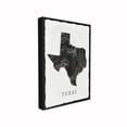 thumbnail image 1 of The Stupell Home Decor Collection Black and Grey Marbled Paper Texas State Silhouette Oversized Stretched Canvas Wall Art, 24 x 1.5 x 30, 1 of 2