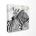 thumbnail image 1 of The Stupell Home Decor Collection Black and White Paint Splatter Textural Zebra XL Stretched Canvas Wall Art, 30 x 1.5 x 30, 1 of 6