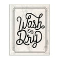 thumbnail image 1 of The Stupell Home Decor Collection Black on Off White Wash And Dry Cursive Elegant Typography Wall Plaque Art, 10 x 15, 1 of 5