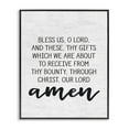 thumbnail image 1 of The Stupell Home Decor Collection Bless Us O Lord Before Meal Prayer Framed Giclee Texturized Art, 11 x 1.5 x 14, 1 of 5