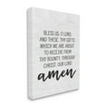 thumbnail image 1 of The Stupell Home Decor Collection Bless Us O Lord Before Meal Prayer Subtle Birch Typography XXL Stretched Canvas Wall Art, 30 x 1.5 x 40, 1 of 5
