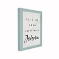 thumbnail image 1 of The Stupell Home Decor Collection Blue and White Serviremos Jehova Spanish Typography Oversized Stretched Canvas Wall Art, 24 x 1.5 x 30, 1 of 2