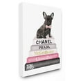 thumbnail image 1 of The Stupell Home Decor Collection Book Stack Fashion French Bulldog Wall Art, 1 of 5
