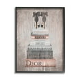 thumbnail image 1 of The Stupell Home Decor Collection Book Stack Heels Metallic Pink Oversized Framed Giclee Texturized Art, 16 x 1.5 x 20, 1 of 7