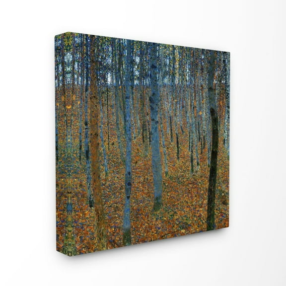 The Stupell Home Decor Collection Breech Tree Grove Impressionist Painting Canvas Wall Art
