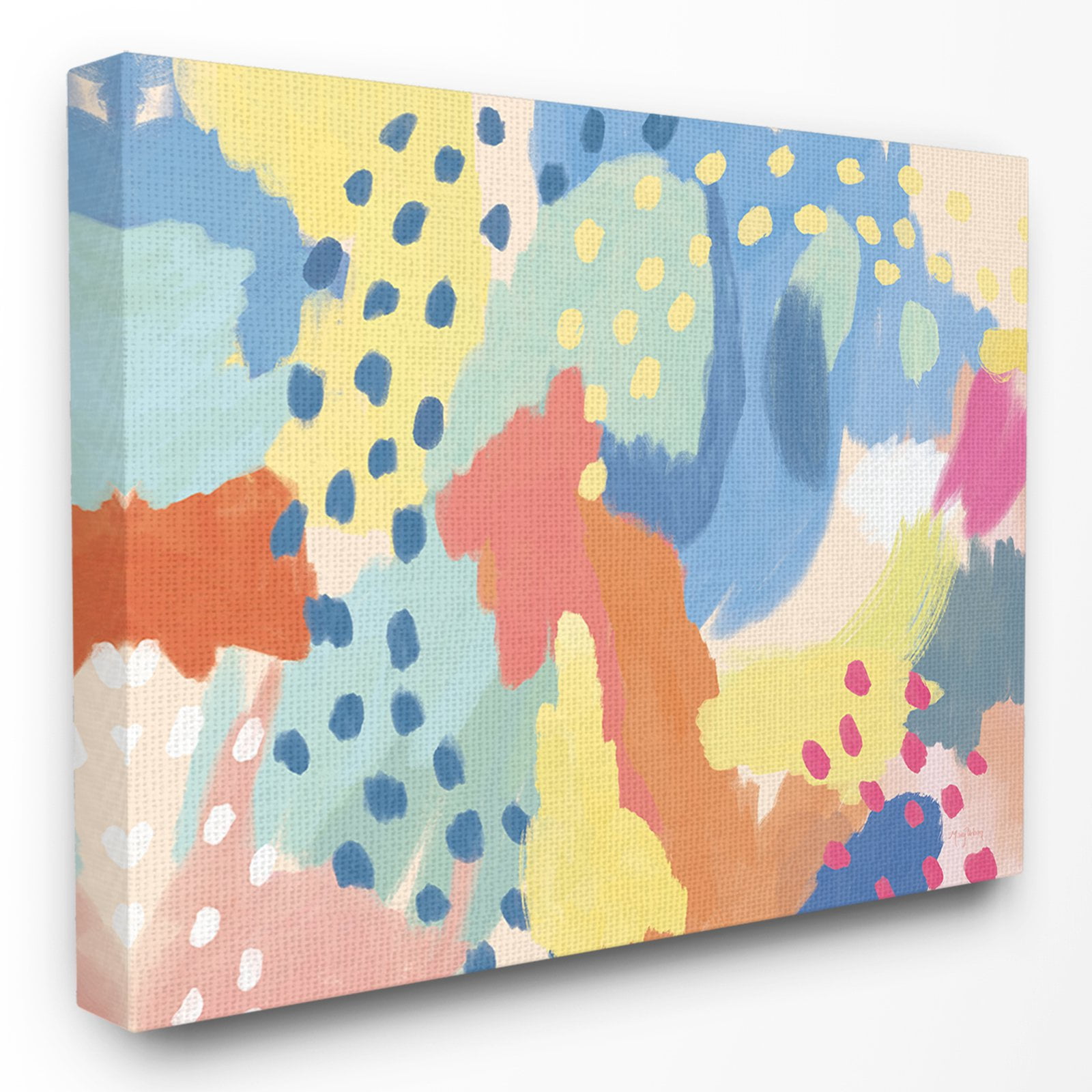 The Stupell Home Decor Collection Bright Life Abstract Colors Wall Art