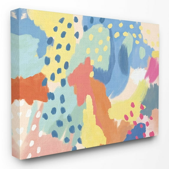 The Stupell Home Decor Collection Bright Life Abstract Colors Wall Art