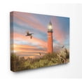 thumbnail image 1 of The Stupell Home Decor Collection Bright Red Ponce Inlet Lighthouse with Dense Grassy Dunes at Sunset Canvas Wall Art, 1 of 4