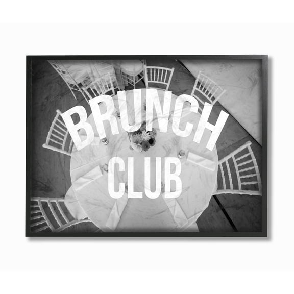 The Stupell Home Decor Collection Brunch Club Table Wall Art