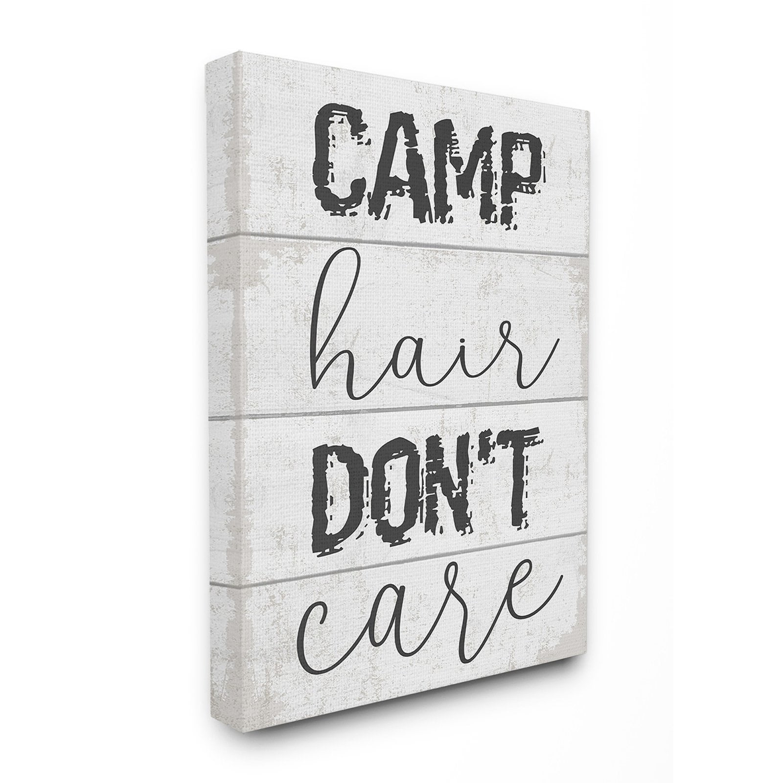 The Stupell Home Decor Collection Camp Hair Dont Care Canvas Wall Art