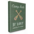 thumbnail image 1 of The Stupell Home Decor Collection Camp Rule Oars Green Wall Art, 1 of 4