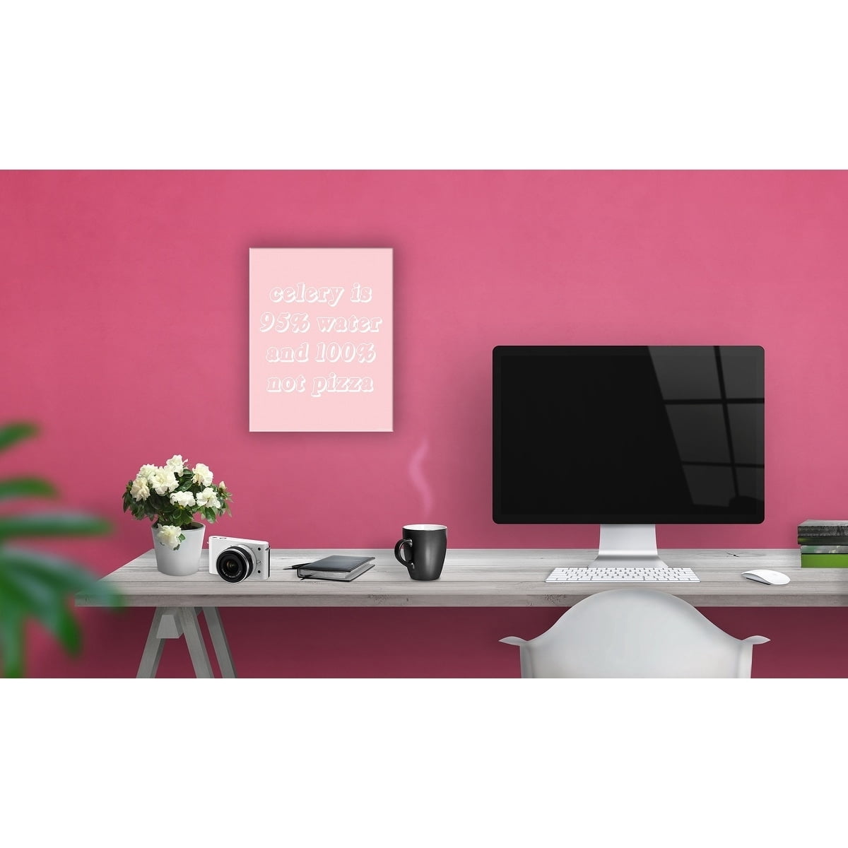 The Stupell Home Decor Collection Celery Pizza Wall Art