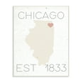 thumbnail image 1 of The Stupell Home Decor Collection Chicago Est 1833 Canvas Wall Art, 1 of 4