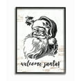 thumbnail image 1 of Stupell Christmas Welcome Santa Farmhouse Framed Giclee Texture Art 11 x 14, 1 of 5