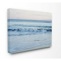 The Stupell Home Decor Collection Coastal Evening Beach Waves Photograph Stretched Canvas Wall Art, 30 x 1.5 x 40