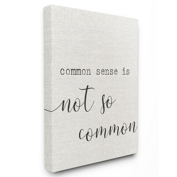 The Stupell Home Decor Collection Common Sense Not So Common Wall Art