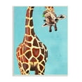 thumbnail image 1 of The Stupell Home Decor Collection Curious Giraffe Chewing Leaves Wall Plaque Art, 1 of 6