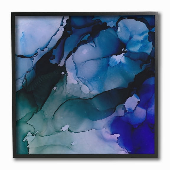 The Stupell Home Decor Collection Deep Water Abstract Splashes Wall Art