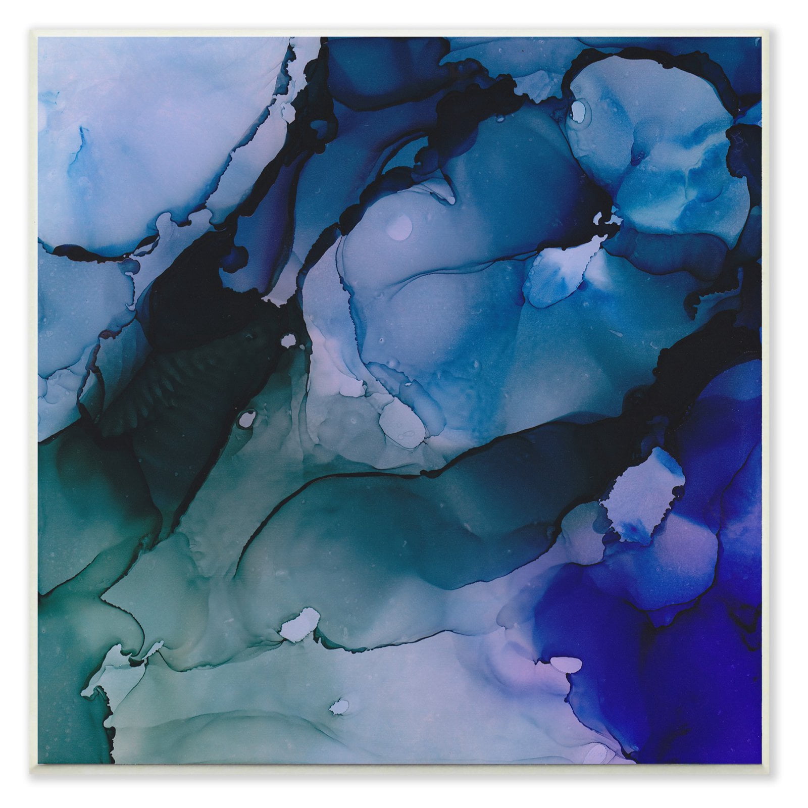 The Stupell Home Decor Collection Deep Water Abstract Splashes Wall Art