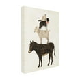 thumbnail image 1 of The Stupell Home Decor Collection Donkey Goat Dog and Cat Barnyard Friends Stacked Farm Animals Oversized Stretched Canvas Wall Art, 24 x 1.5 x 30, 1 of 6