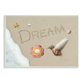 thumbnail image 1 of The Stupell Home Decor Collection Dream Written In Sand With Starfish Sand Dollar and Seashell Hummingbird Wall Plaque Art, 1 of 5