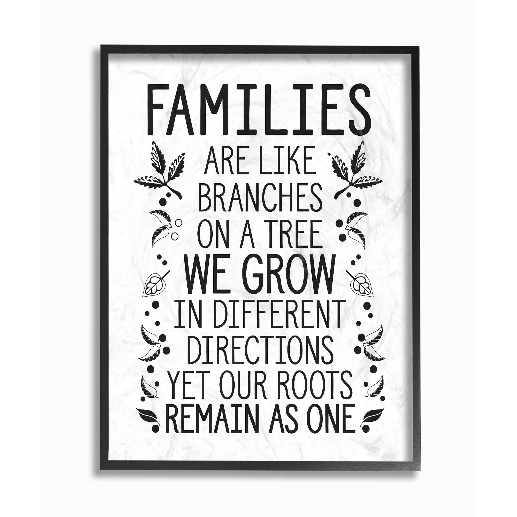 The Stupell Home Decor Collection Families Are Like Branches Wall Art