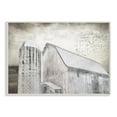 thumbnail image 1 of The Stupell Home Decor Collection Farm Grainhouse Black and White Distressed Textures Wall Plaque Art, 10 x 0.5 x 15, 1 of 2
