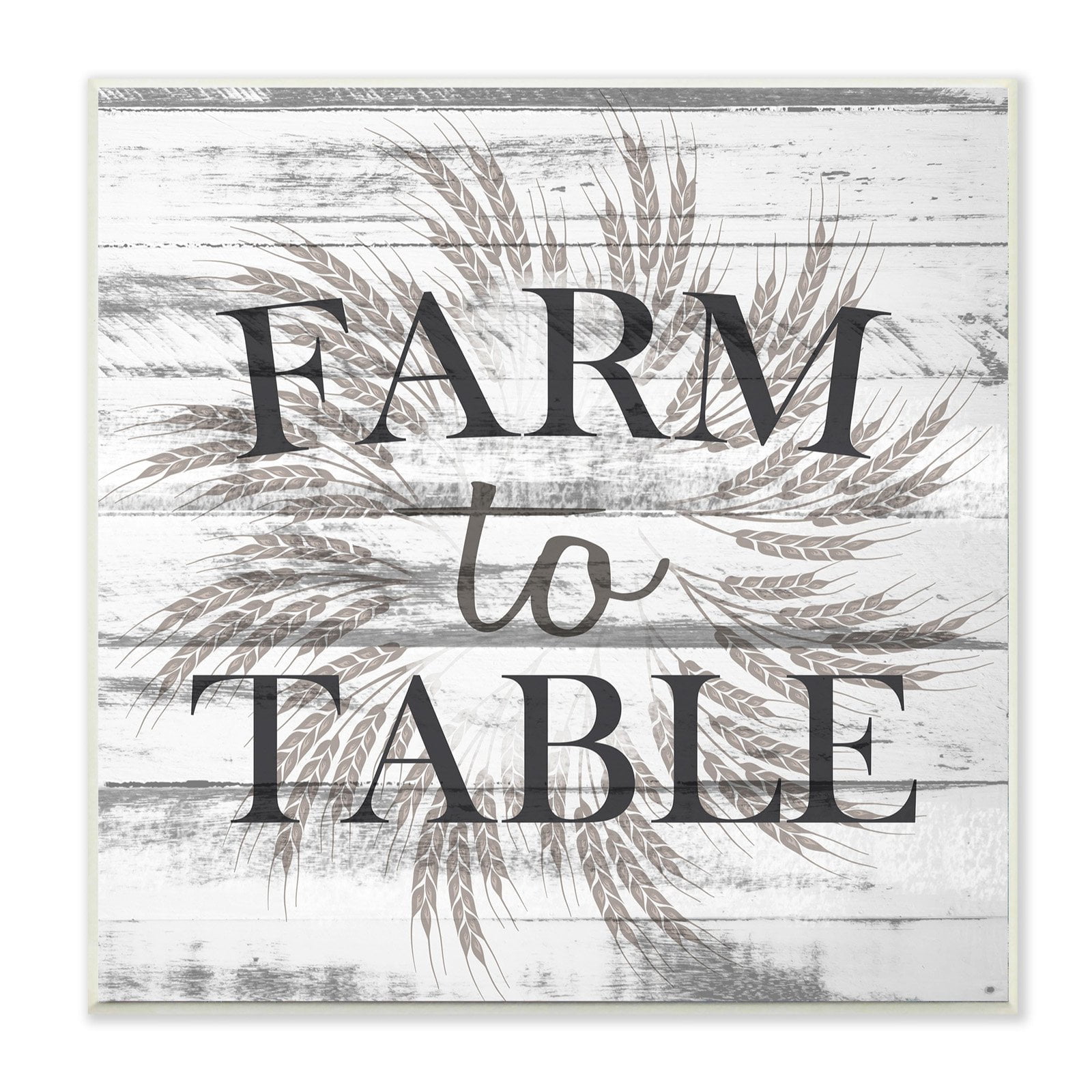 The Stupell Home Decor Collection Farm to Table Wall Art