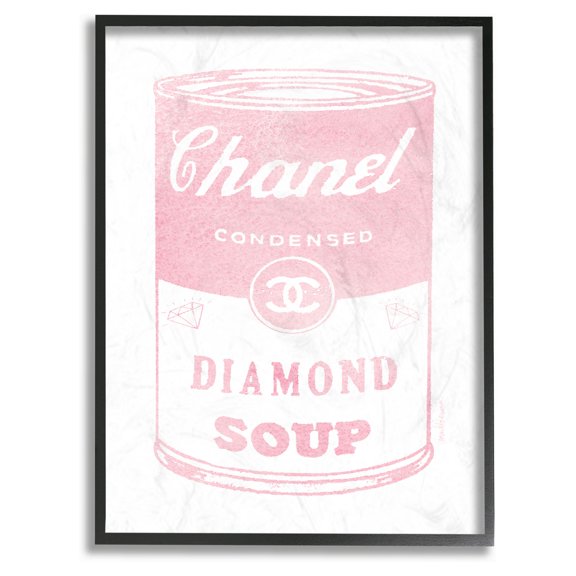 The Stupell Home Decor Collection Fashion Diamond Soup Wall Art
