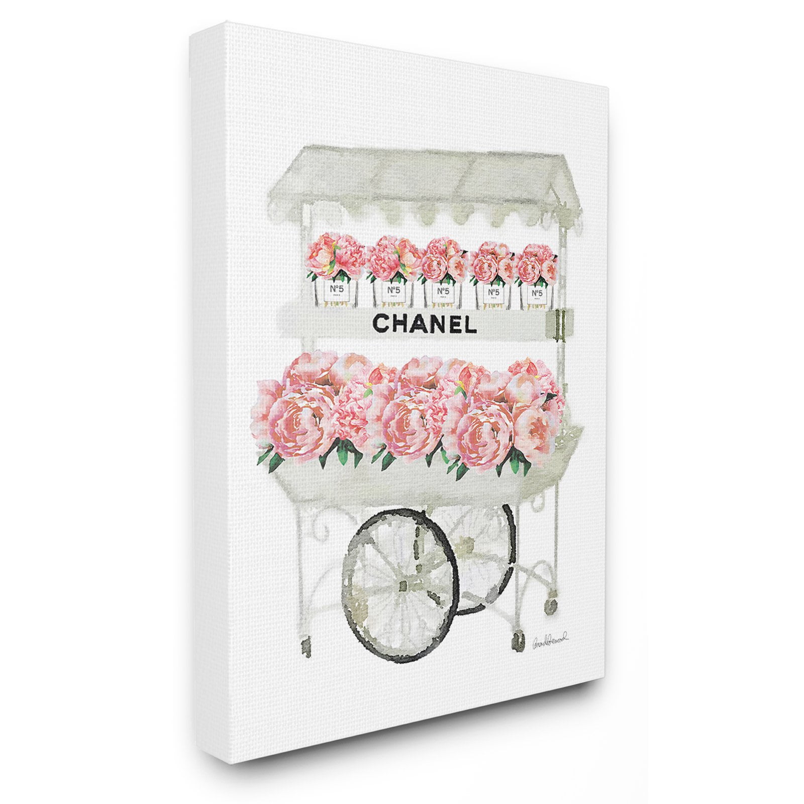 The Stupell Home Decor Collection Fashion Flower Stand XXL Stretched Canvas Wall Art, 30 x 1.5 x 40