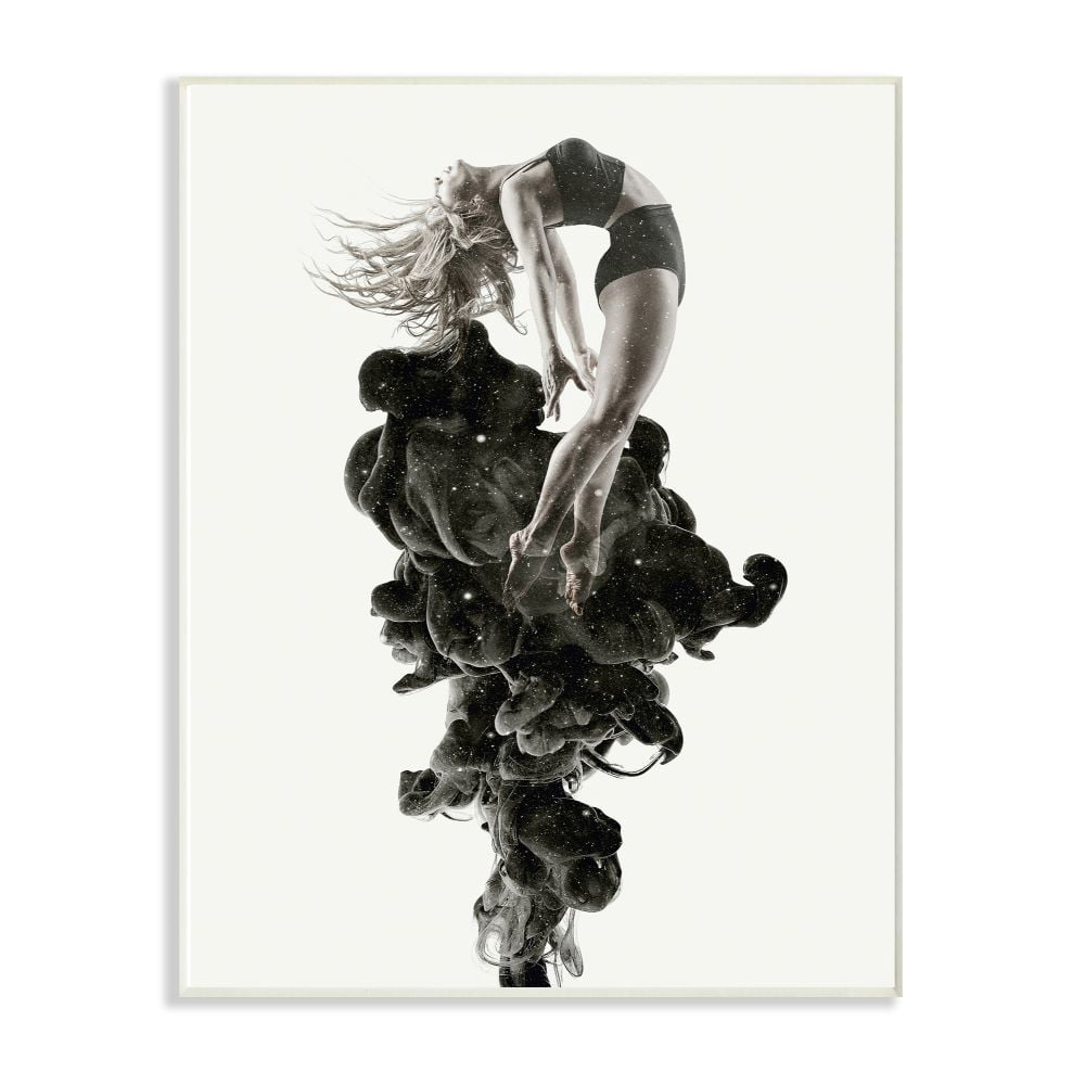 The Stupell Home Decor Collection Female Figurative Abstract Illustration Wood Wall Art