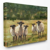 The Stupell Home Decor Collection Flock of Sheep Family Painting Wall Art