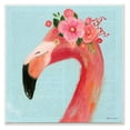 thumbnail image 1 of The Stupell Home Decor Collection Floral Flamingo Blue Portrait Wall Plaque Art, 12 x 0.5 x 12, 1 of 6