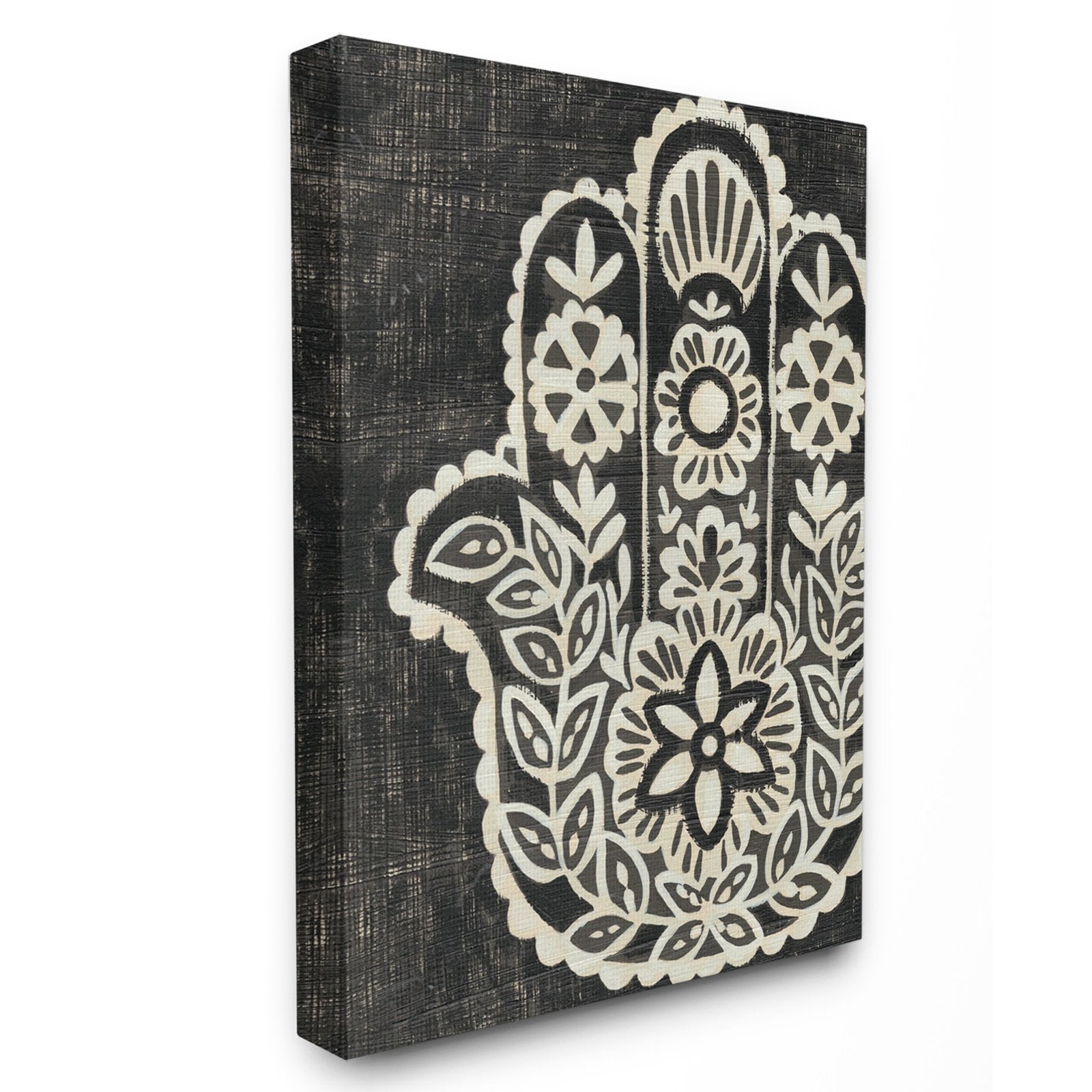 The Stupell Home Decor Collection Floral Hamsa Wall Art - Walmart.com
