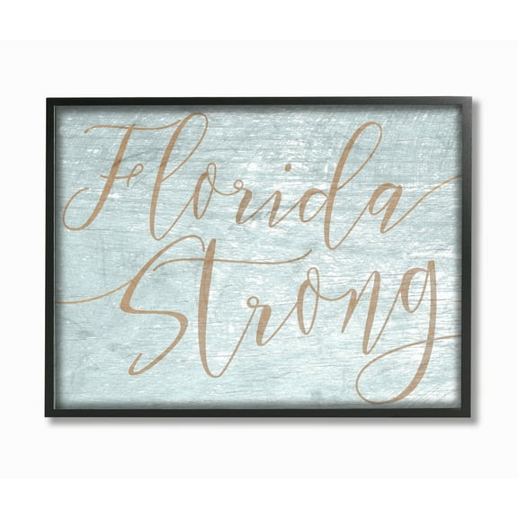 The Stupell Home Decor Collection Florida Strong Canvas Wall Art